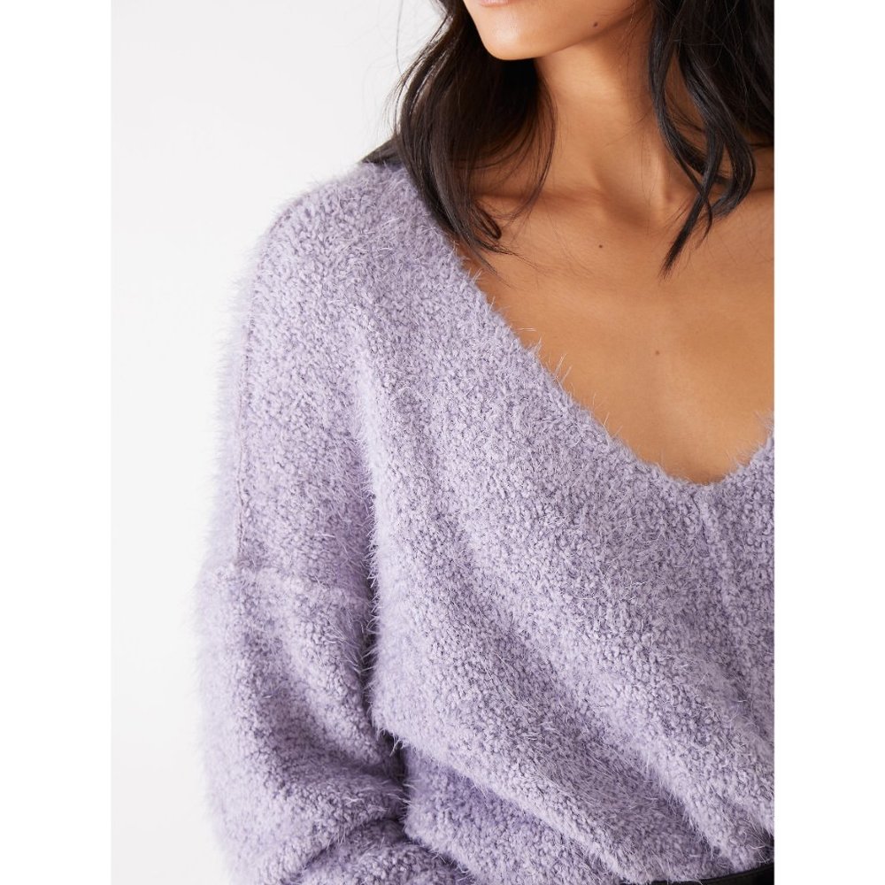 NWT Free People Icing V Pullover / Falling Star - Picture 2 of 8